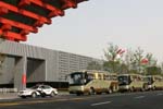 中国馆下的海格客车 