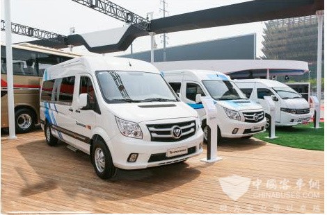 福田图雅诺纯电动新能源亮相车展！