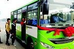 山东德州陵城区60辆新能源公交车试运行