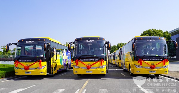 安凯客车 纯电动 A6 出口泰国