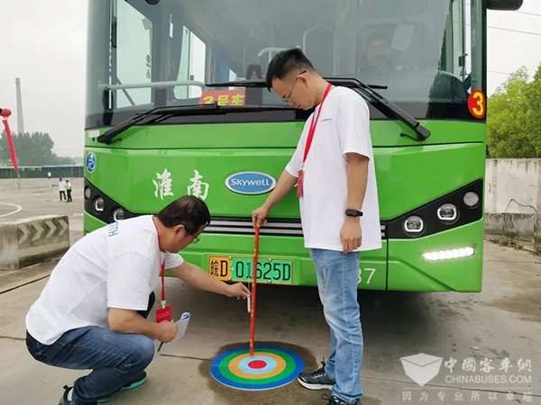 开沃新能源汽车 新能源公交车 淮南公交 驾驶员 职业技能竞赛