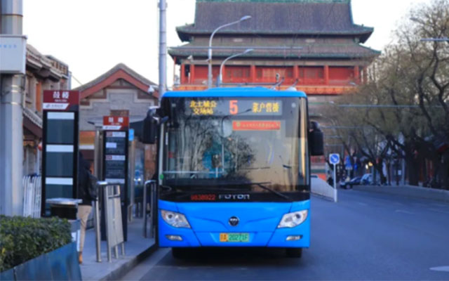 欧辉复古纯电客车 城市文旅融合的新选择