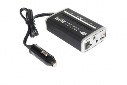 厂家供应车载逆变电源160W带LED电量显示+USB