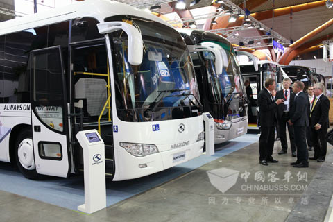 大金龙四度出征比利时车展，加快进军欧盟高端市场的步伐