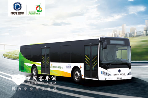 申龙SLK6129混合动力城市公交客车