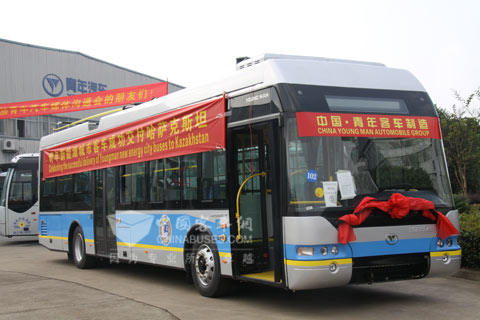 195辆青年双源无轨电车出口哈萨克斯坦