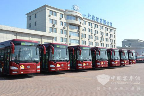 一汽纯天然气动力客车