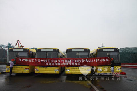 2186台中通校车顺利交付沙特