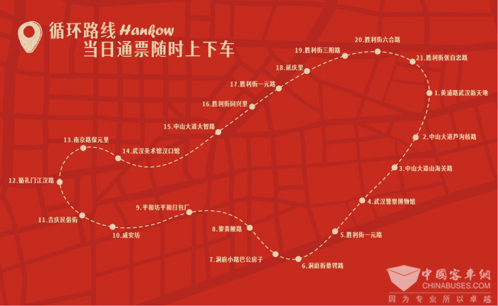 武汉首条贯穿汉口历史风貌区的“风貌通”环游小巴将正式开通