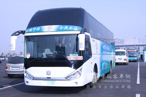 服务济南全运会的中通客车
