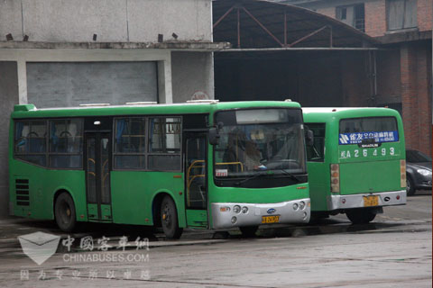 合肥公交的江淮客车