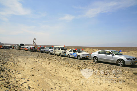 “中国汽车国际巡展”车阵长