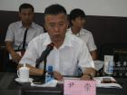 大连交运副总经理尹崇在会上发言
