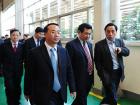 交通运输部副部长冯正霖参观海格