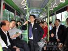 恒通客车高层领导陪同试乘
