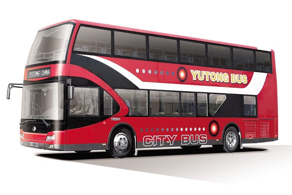 宇通ZK6116HNGSAA双层公交车（天然气国四10-78座）